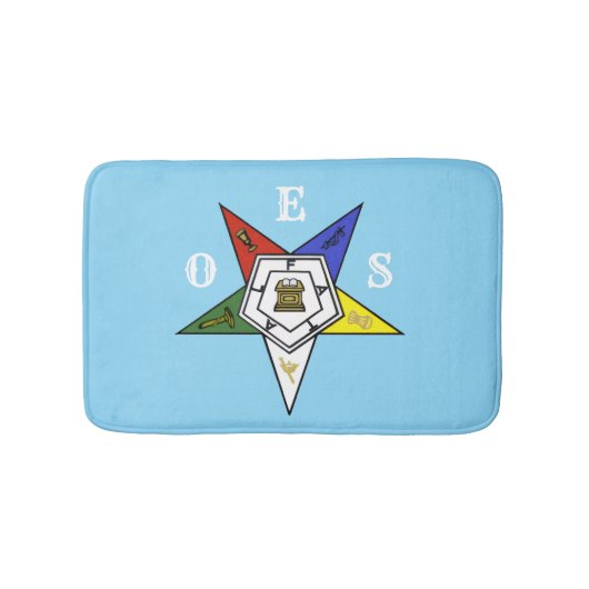 Emblem des Ordens des Eastern Star Badematte (Vorderseite)
