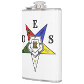 Emblem des Ordens des Eastern Star Flachmann (Links)