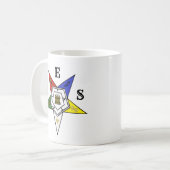 Emblem des Ordens des Eastern Star Kaffeetasse (Vorderseite Links)