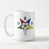 Emblem des Ordens des Eastern Star Kaffeetasse (Links)
