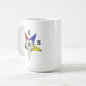 Emblem des Ordens des Eastern Star Kaffeetasse (Vorderseite Links)