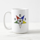 Emblem des Ordens des Eastern Star Kaffeetasse (Links)