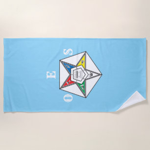 Emblem des Ordens des Eastern Star Strandtuch