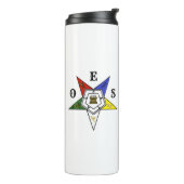 Emblem des Ordens des Eastern Star Thermosbecher (Nach links gedreht)