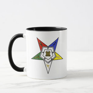 Emblem des Order of the Eastern Star Tasse