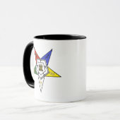 Emblem des Order of the Eastern Star Tasse (Vorderseite Links)