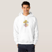 Emblem des Papacy-offiziellen Papstes Symbol Coat Hoodie (Vorne ganz)