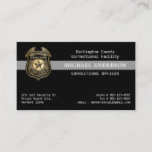 Emblem des Referenten für Zollabfertigung Visitenkarte (Vorderseite)