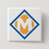 Emblem des städtischen Nahverkehrs mit dem Logo "R Button (Vorderseite)