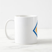 Emblem des städtischen Nahverkehrs mit dem Logo "R Kaffeetasse (Links)