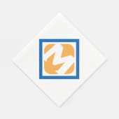 Emblem des städtischen Nahverkehrs mit dem Logo "R Serviette (Ecke)