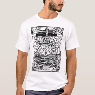 Emblem des Todes - sehr gruseliges Schwergewichts- T-Shirt