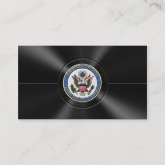 Emblem des U.S. Department of Staat (DoS) [3D] Visitenkarte