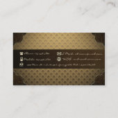 Emblem des US-Verteidigungsministeriums (DOD) [3D] Visitenkarte (Rückseite)