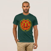 Emblem deutsches kommunistisches Ostdeutschland T-Shirt (Vorne ganz)