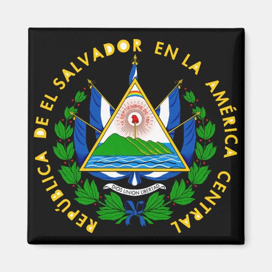 Emblem el el salvador magnet (Vorne)