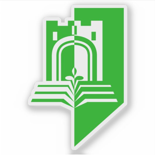 Emblem Elbasan, Albanien Aufkleber (Vorderseite)