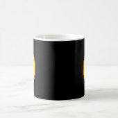 Emblem für das Bitcoin-Logo Kryptoblocker-Blockcha Kaffeetasse (Mittel)