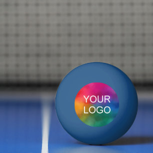 Emblem für das Logo von Unternehmen Blau Tischtennisball