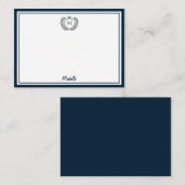 Emblem für das Royal-Wappen mit minimalem benutzer Mitteilungskarte (Vorne/Hinten)