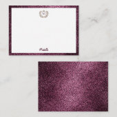 Emblem für das Royal-Wappen mit minimalem benutzer Mitteilungskarte (Vorne/Hinten)