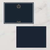 Emblem für das Royal-Wappen mit minimalem benutzer Mitteilungskarte (Vorne/Hinten)