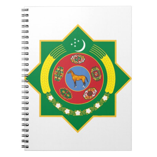 Emblem für Turkmenistan Notizblock (Vorderseite)