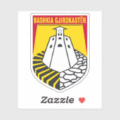 Emblem Gjirokastër, Albanien Aufkleber (Blatt)