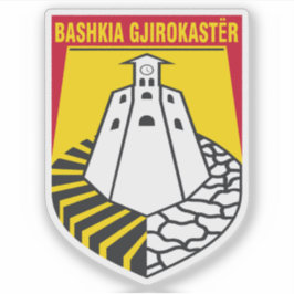Emblem Gjirokastër, Albanien Aufkleber