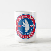 Emblem Grönlands Kaffeetasse (Mittel)