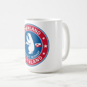 Emblem Grönlands Kaffeetasse (VorderseiteRechts)