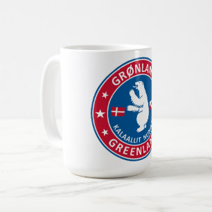 Emblem Grönlands Kaffeetasse