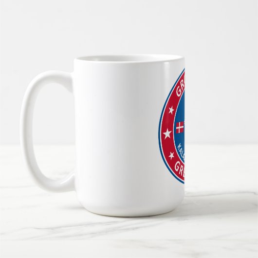 Emblem Grönlands Kaffeetasse (Links)