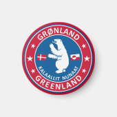 Emblem Grönlands Magnet (Vorne)