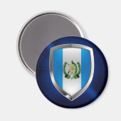 Emblem Guatemalas Mettalic Magnet (Vorderseite/Rückseite)
