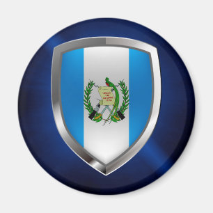Emblem Guatemalas Mettalic Magnet