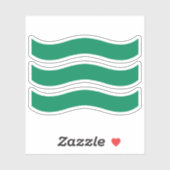 Emblem Hiroshima, Hiroshima, Japan Aufkleber (Blatt)