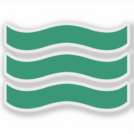 Emblem Hiroshima, Hiroshima, Japan Aufkleber (Vorderseite)