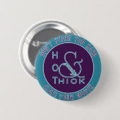 Emblem Hot Dick und Hübsch nicht zu hart starren Button (Vorne & Hinten)