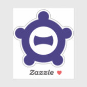 Emblem Ichinomiya, Aichi, Japan Aufkleber (Blatt)