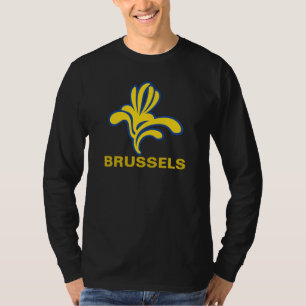 Emblem-Iris Brüssel Brüssel Brüssel Belgien T-Shirt