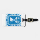 Emblem Israel Spotlight Gepäckanhänger (Vorderseite horizontal)