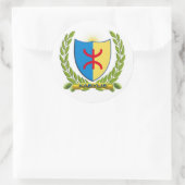 Emblem Kabylie 2010 Runder Aufkleber (Tasche)