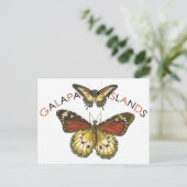 Emblem-Logo der Galapagos-Inseln Postkarte (Stehend Vorderseite)