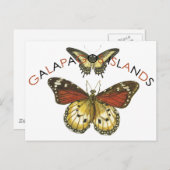 Emblem-Logo der Galapagos-Inseln Postkarte (Vorne/Hinten)