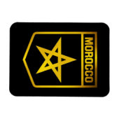 Emblem Marokko Magnet (Horizontal)