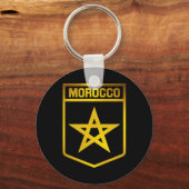 Emblem Marokko Schlüsselanhänger (Vorderseite)