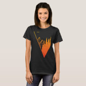 Emblem mountain panorama and forest  easy going fa T-Shirt (Vorne ganz)