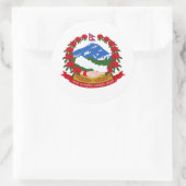 Emblem Nepals, Nepal Runder Aufkleber (Tasche)