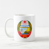 Emblem Nordkoreas Kaffeetasse (Links)
